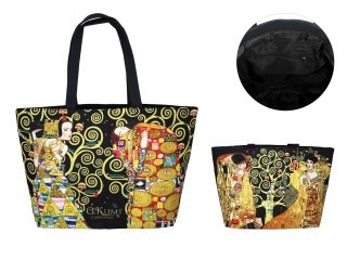 Torba na ramię - G. KLimt, Pocałunek i Adela (CARMANI)