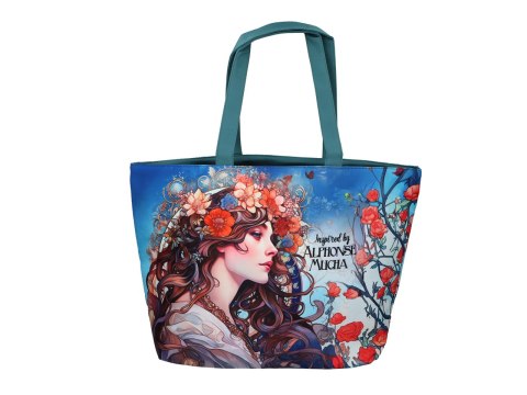 Torba na ramię - inspirowana malarstwem A. Mucha (CARMANI)
