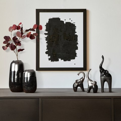 WAZON DEKORACYJNY LEO (02) 14 X 14 X 22 CM SREBRNY