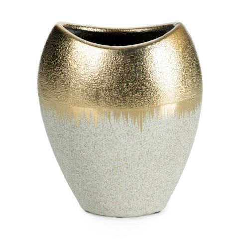 WAZON DEKORACYJNY MAX 18 X 10 X 21 CM KREMOWY