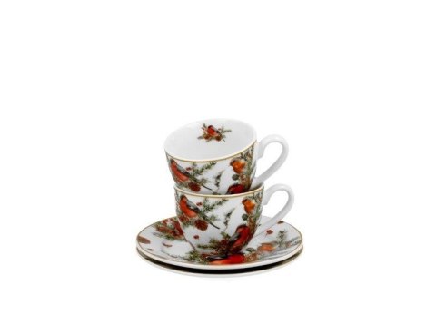 Pl 2 Filiż. Espresso Ze Spodkiem Christmas Birds