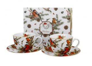 Pl 2 Filiżanki Ze Spodkami Christmas Birds