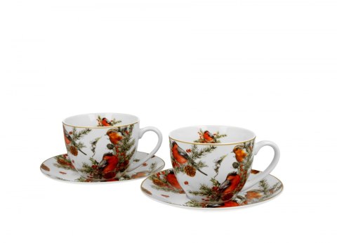 Pl 2 Filiżanki Ze Spodkami Christmas Birds