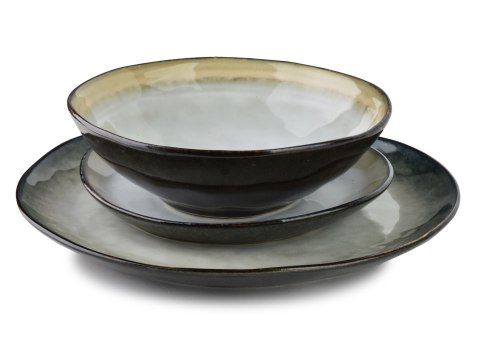 BASIC NATURE Talerz głęboki 800ml 20x20x 6cm