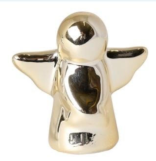 ANIOŁ CERAMICZNY ZŁOTY MINI DISPLAY