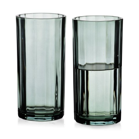 ELISE STRIPES Komplet 4 szklanek 360ml 7x7xh15cm