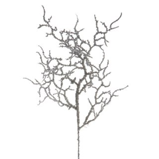 GAŁĄZKA ŚWIĄTECZNA DEKORACYJNA 245 75 CM SREBRNY