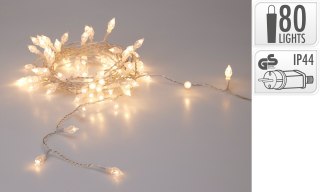 Łańcuch świetlny LED 80LED WW