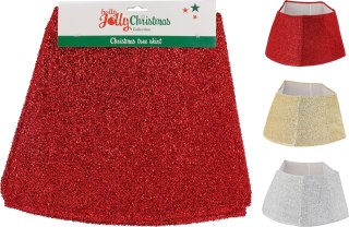 Osłona stojaka na choinkę brokat 3ASS CL