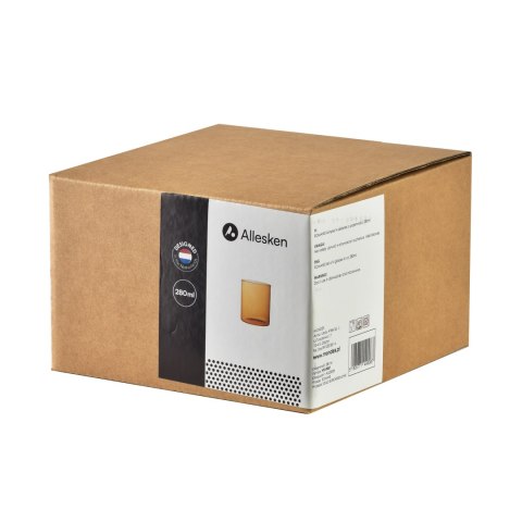 ROMANE Komplet 4 szklanek 280ml borokrzemowe 7x7xh9cm ROMANE Komplet 4 szklanek 280ml borokrzemowe 7x7xh9cm