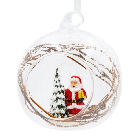 BOMBKA CHOINKOWA SZKLANA O 10 CM PRZEZROCZYSTY BOMBKA CHOINKOWA SZKLANA O 10 CM PRZEZROCZYSTY