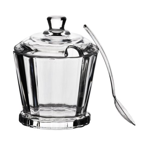 ELISE STRIPES Cukiernica z łyżeczką 190ml 8,4x7xh12cm