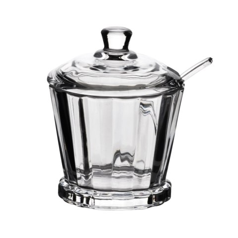 ELISE STRIPES Cukiernica z łyżeczką 190ml 8,4x7xh12cm