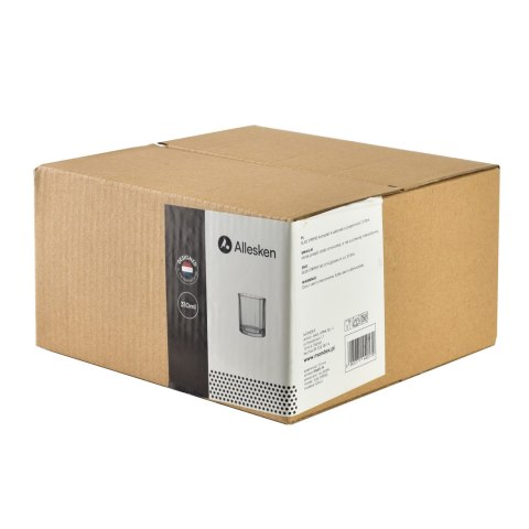 ELISE STRIPES Komplet 4 szklanek 310mlprzezroczyste 8x8xh9cm ELISE STRIPES Komplet 4 szklanek 310mlprzezroczyste 8x8xh9cm