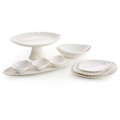 PATERA DEKORACYJNA NELA (01) 39 X 31 X 17 CM PERŁOWY
