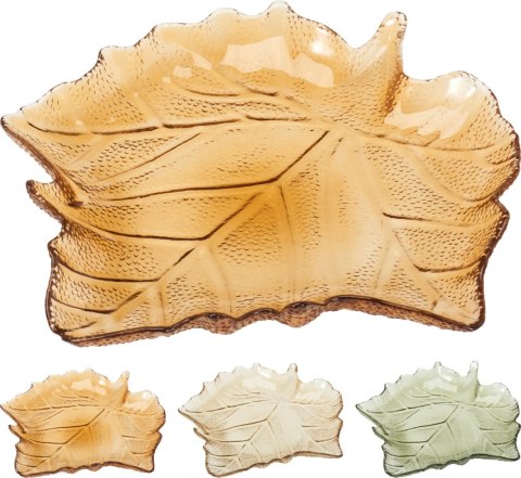 TALERZ SZKLANY 26CM 3ASS CLR