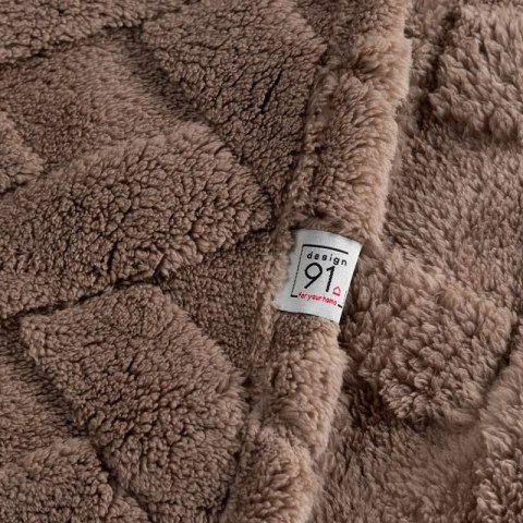 KOC D91 CARO 170 X 210 CM CIEMNOBEŻOWY