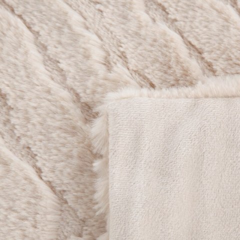 KOC KATE 150 X 200 CM BEŻOWY KOC KATE 150 X 200 CM BEŻOWY