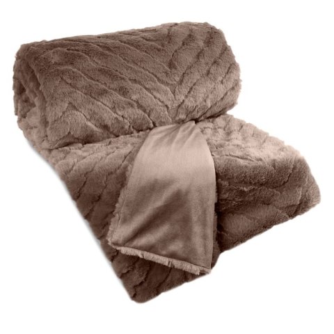 KOC KATE 150 X 200 CM CIEMNOBEŻOWY