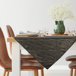 OBRUS SUZANA 85 X 85 CM CZARNY