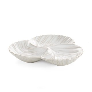 PATERA DEKORACYJNA AVRIL 25 X 25 X 4 CM KREMOWY