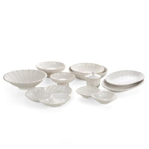 PATERA DEKORACYJNA AVRIL 25 X 25 X 4 CM KREMOWY
