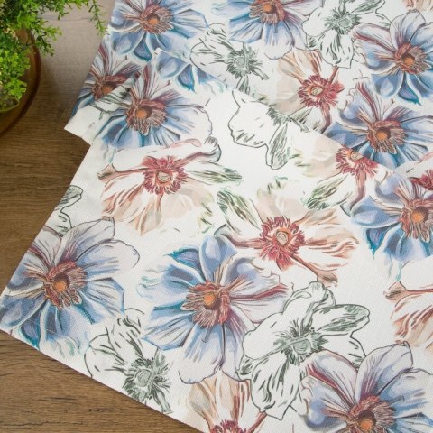 OBRUS FLORE 7 40 X 140 CM BIAŁY OBRUS FLORE 7 40 X 140 CM BIAŁY