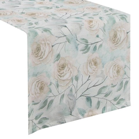 OBRUS FLORE 9 40 X 180 CM ZIELONY