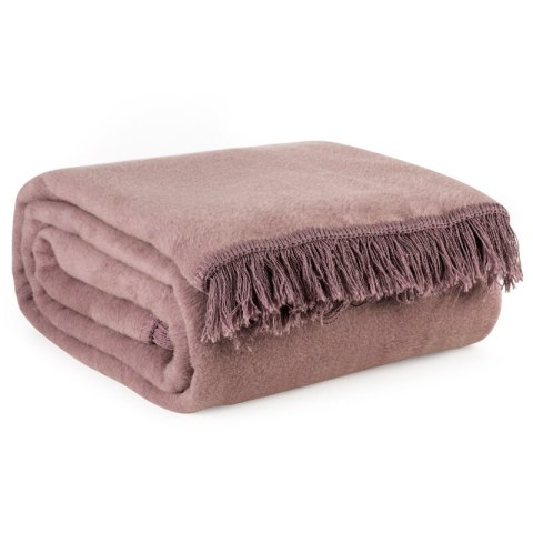 KOC AKRYL 220 X 240 CM PUDROWY RÓŻ