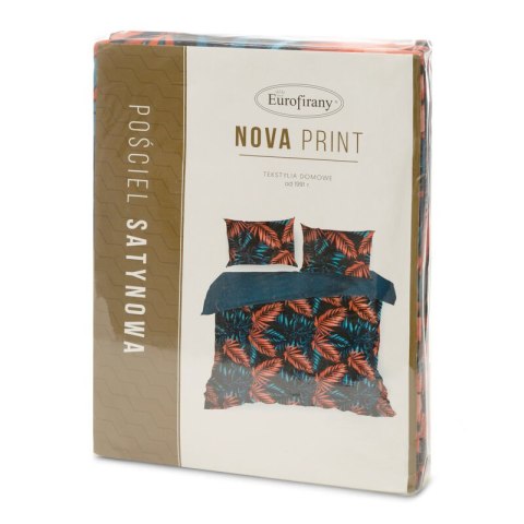 KOMPLET POŚCIELI SATYNOWEJ OVIEDO 160 X 200 CM WIELOKOLOROWY