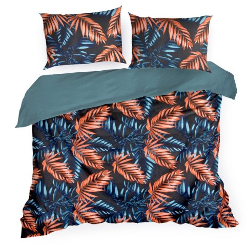 KOMPLET POŚCIELI SATYNOWEJ OVIEDO 160 X 200 CM WIELOKOLOROWY