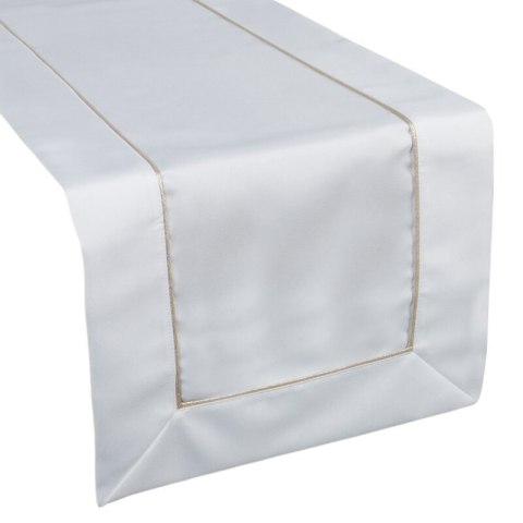 OBRUS MADELE 40 X 200 CM BIAŁY