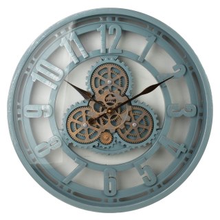 RAMSEY Zegar 50x50x6,5cm morski, ruchomy cichy mechanzim
