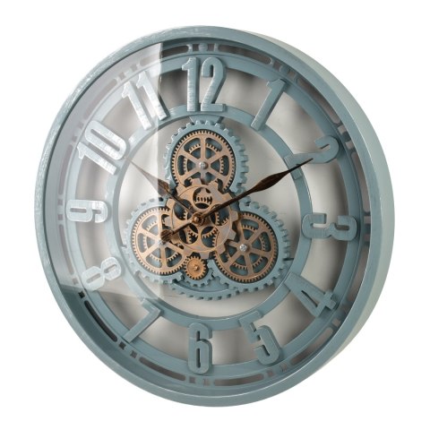 RAMSEY Zegar 50x50x6,5cm morski, ruchomy cichy mechanzim