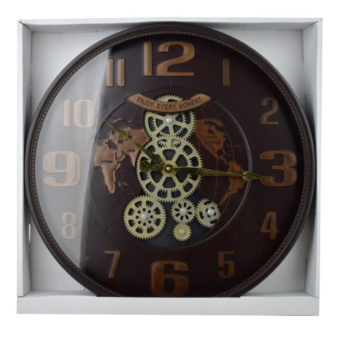 RAMSEY Zegar 50x50x6,5cm ruchomy cichy mechanzim