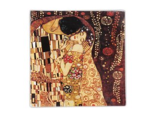 Talerz dekoracyjny - G. Klimt, Pocałunek (CARMANI)