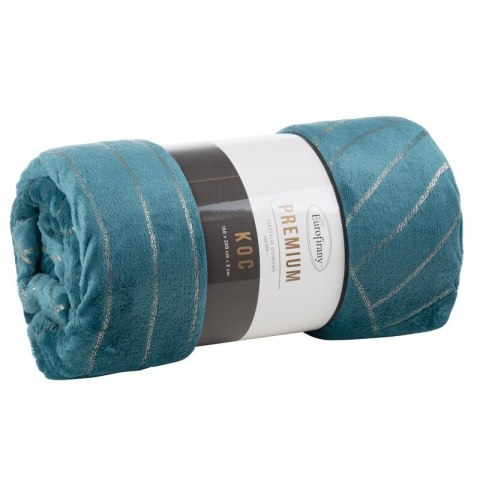 KOC LUNA 2 150 X 200 CM TURKUSOWY