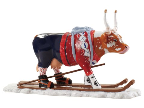 CowParade Telemark Norway 2006, Ski Cow - aka Loypelin Lauslam, autor: Maria Foss.
