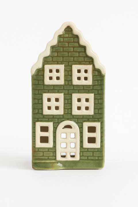 HYTTE Domek ceramiczny LED 5,6x5,2x11 cm