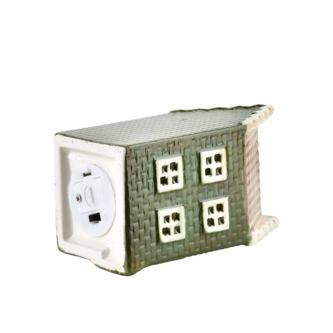 HYTTE Domek ceramiczny LED 5,6x5,2x11 cm