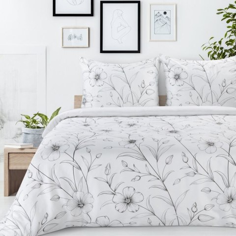 KOMPLET POŚCIELI SATYNOWEJ SPRING 64 220 X 200 CM BIAŁY