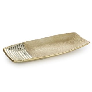 PATERA DEKORACYJNA ELARA (01) 33 X 14 X 4 CM ZŁOTY