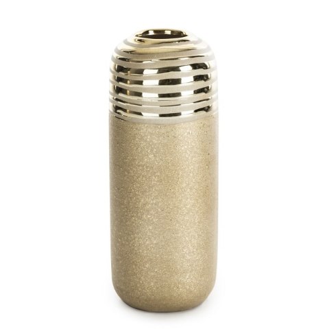 WAZON DEKORACYJNY ELARA (02) O 10 X 25 CM ZŁOTY