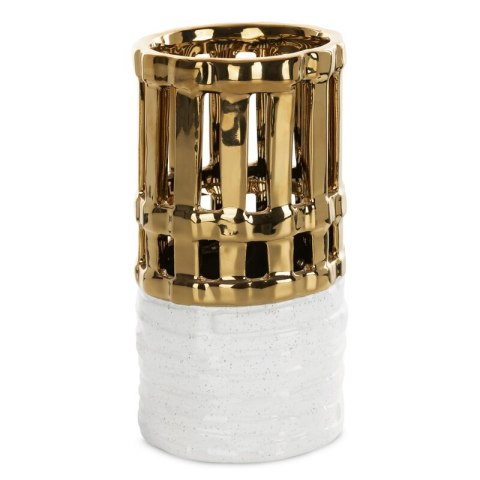 WAZON DEKORACYJNY MAELA (02) O 12 X 22 CM BIAŁY