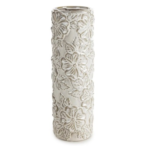 WAZON DEKORACYJNY NAIRA (01) O 11 X 35 CM KREMOWY