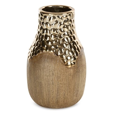 WAZON DEKORACYJNY NEVIA (02) O 15 X 23 CM JASNOBRĄZOWY
