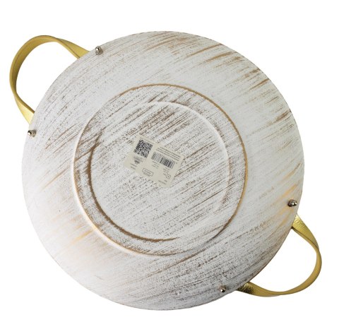 DAZ Taca 29x38x3cm z uchwytami złotymi