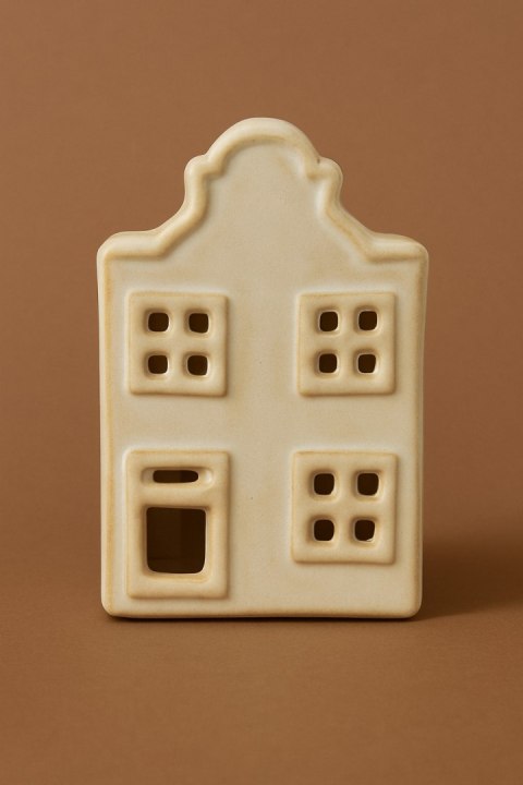 HYTTE Domek ceramiczny LED 5,7x5,5x8,6 cm