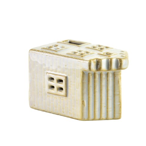 HYTTE Domek ceramiczny LED 5,7x5,7x8,6 cm