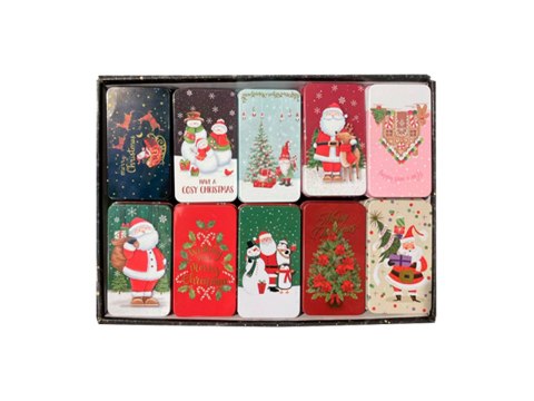 Kpl. 10 puszek świątecznych